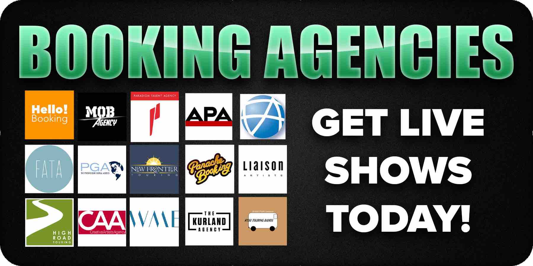 20 best booking agencies