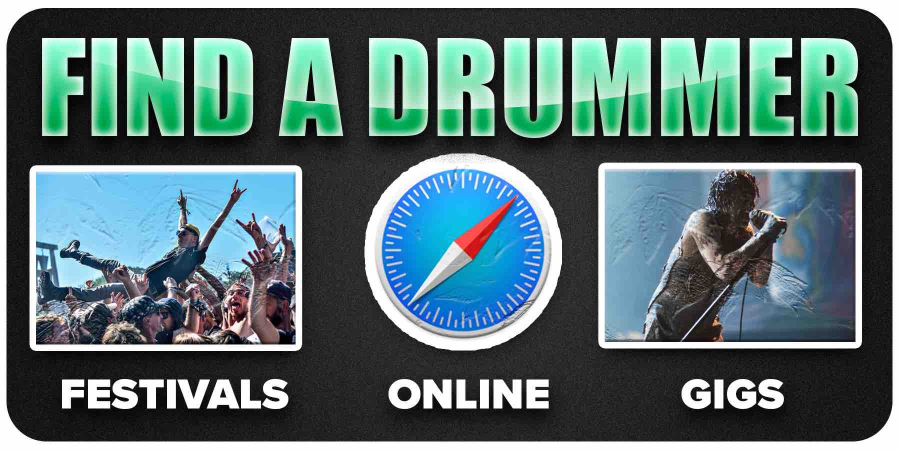 3 Ways to Find a Drummer