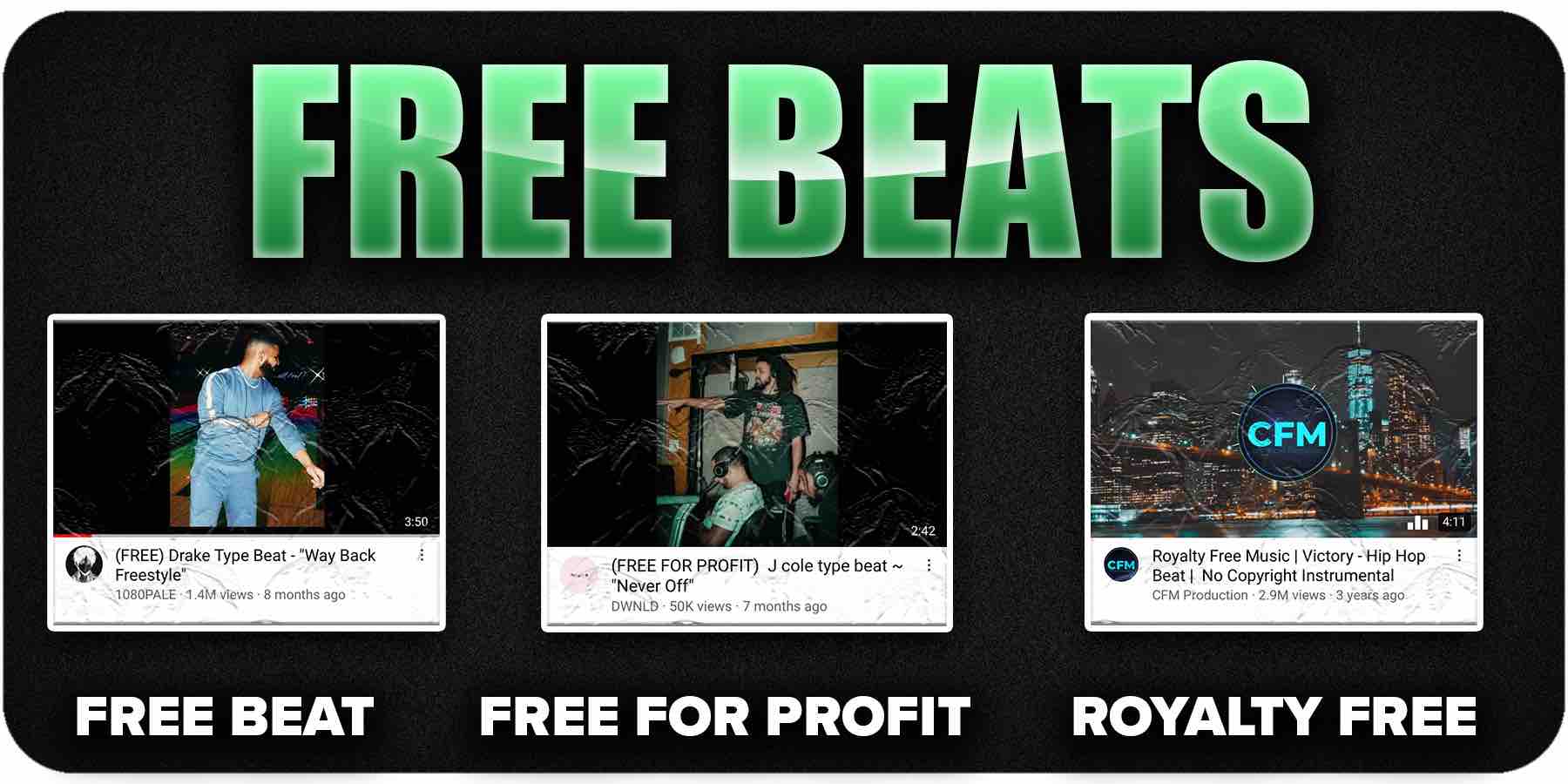 3 types of free beats