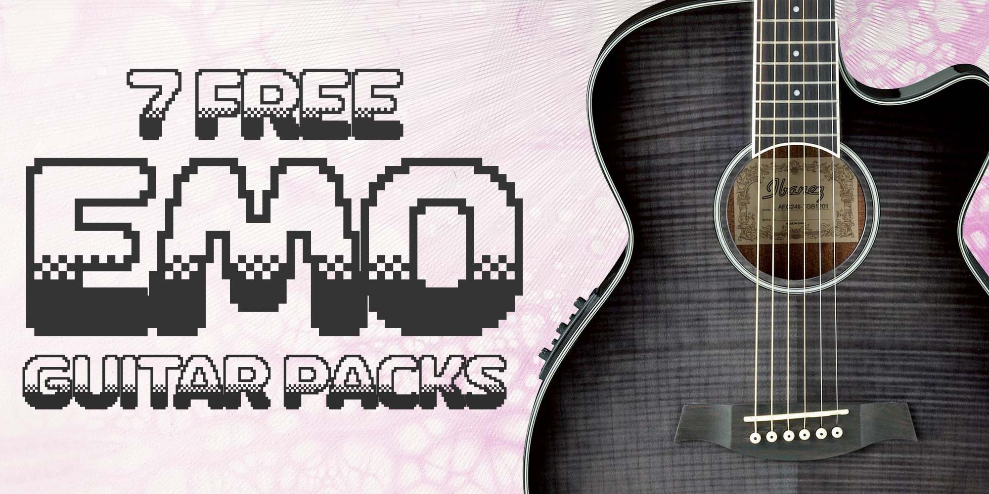 7 free emo guitar sample packs and loops