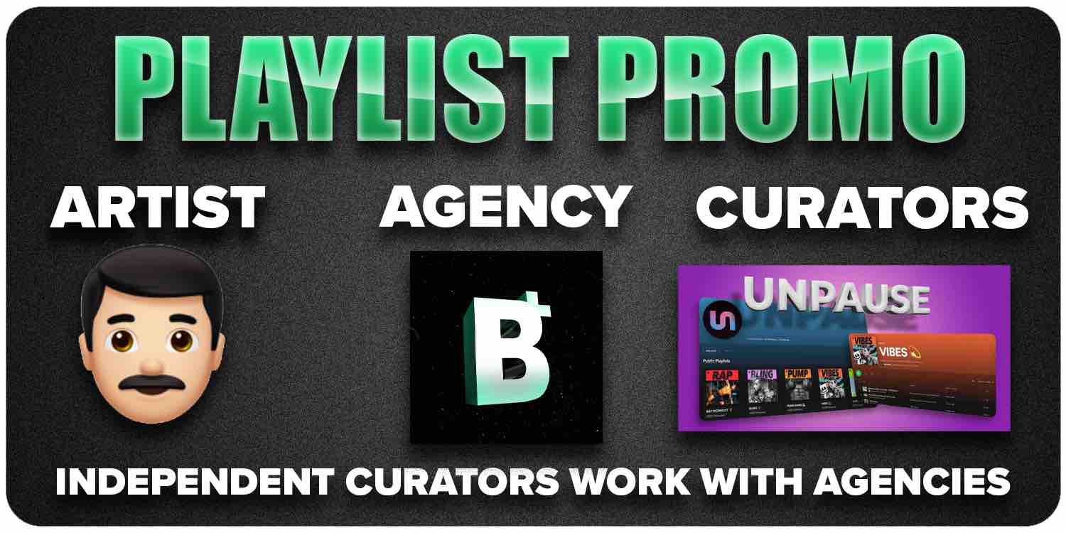 Agencies working with Independent Spotify playlist curators