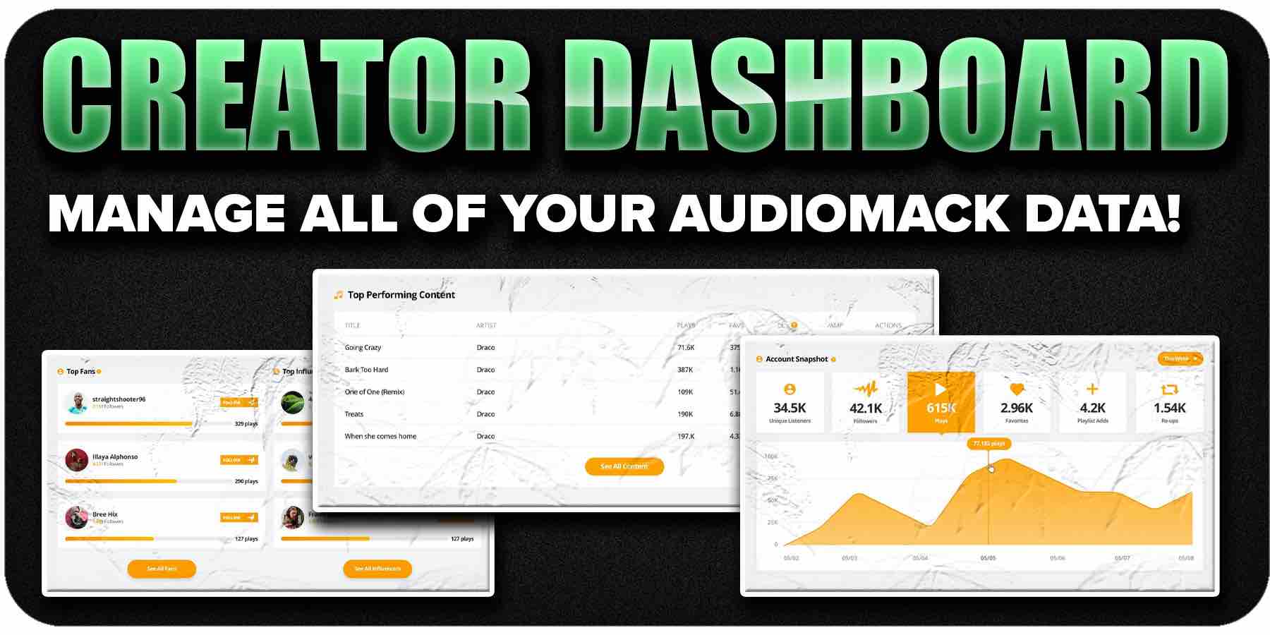 Audiomack Creator Dashboard