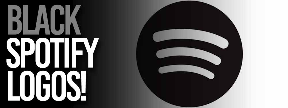 Black Spotify Logos