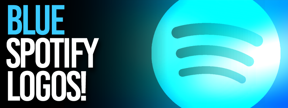 Blue Spotify Logos