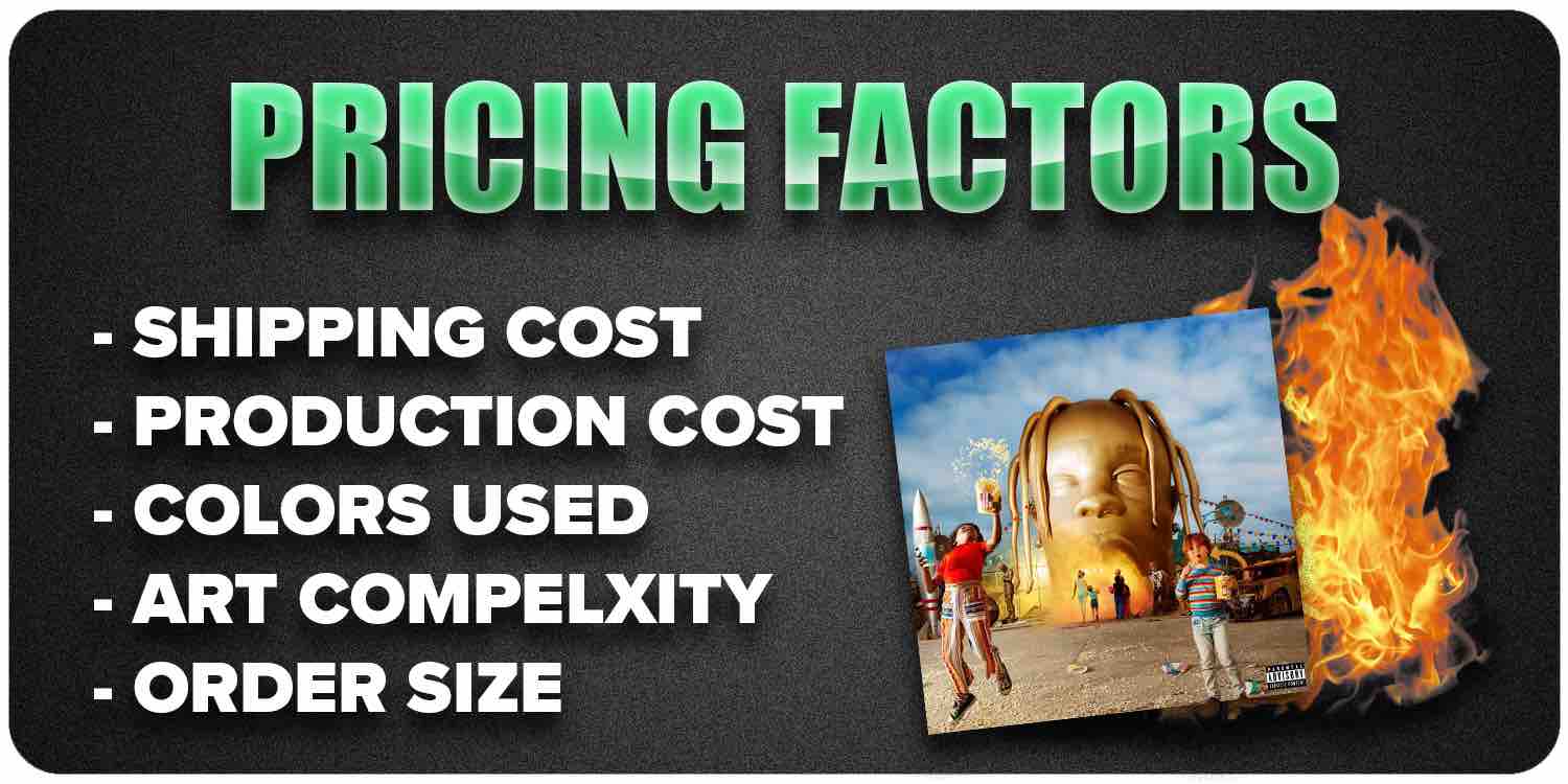 CD sleeve pricing factors