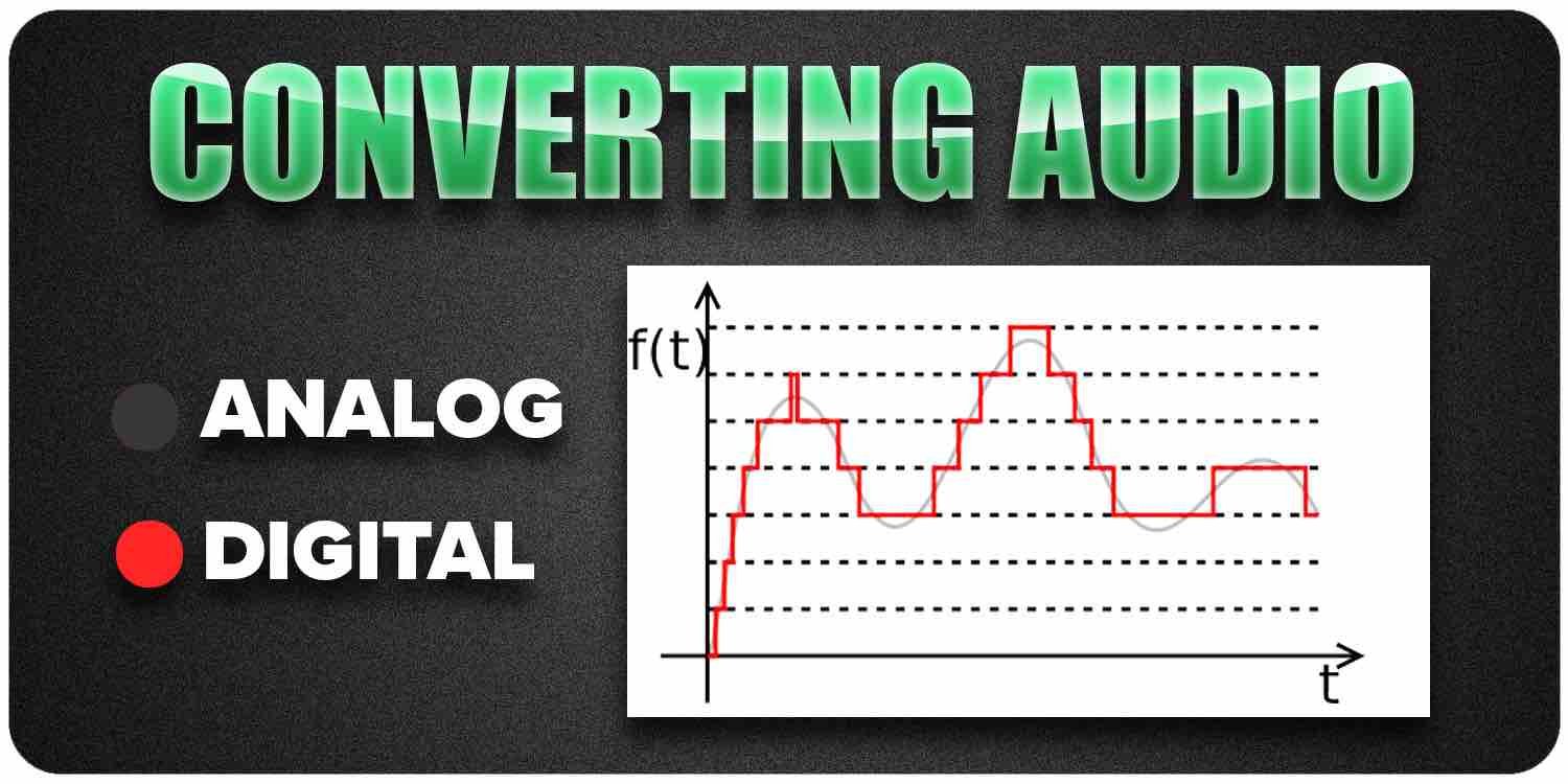 Converting digital and analog audio-compressed