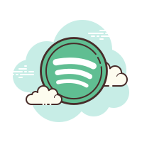Cute Spotify Logo Clouds