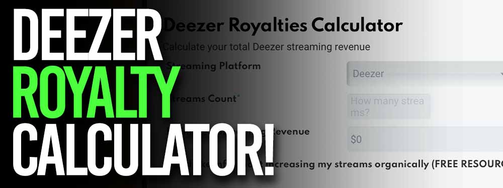 Deezer Royalty Calculator