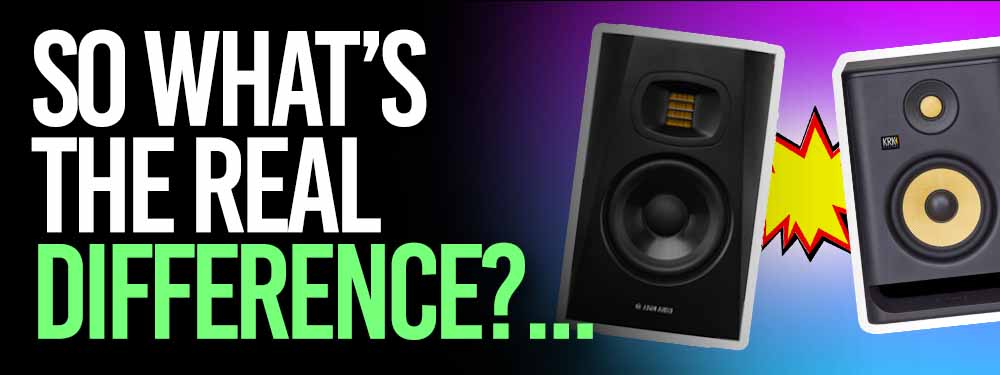 Difference between ADAM Audio T5V and KRK ROKIT 5 G4