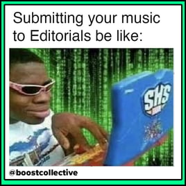 Editorial playlist meme