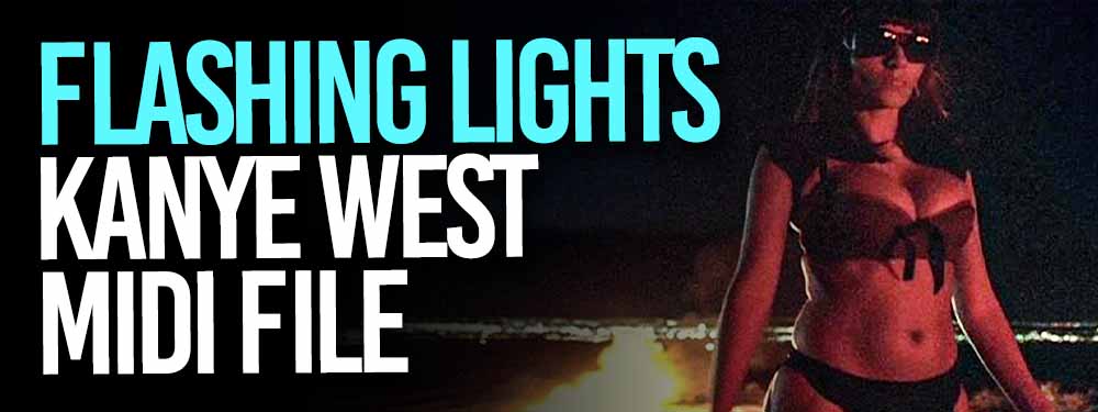 Flashing Lights Kanye West MIDI File