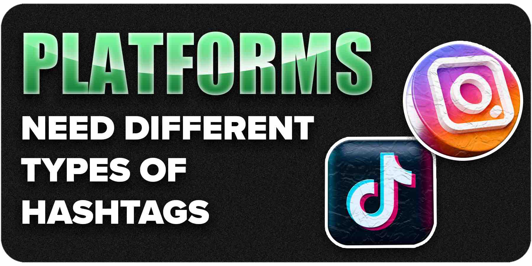 Hashtags and platforms