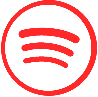 Hollow Red Spotify Logo
