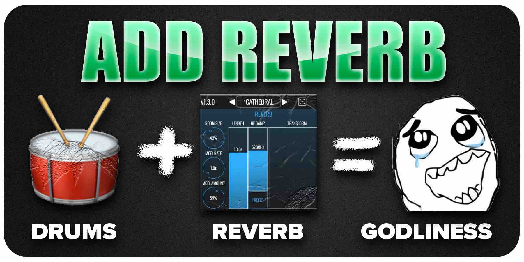 How to Add Reverb to Drums