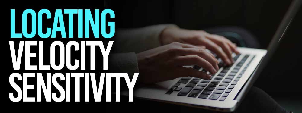 How to Find Touch Velocity Sensitivity on GarageBand