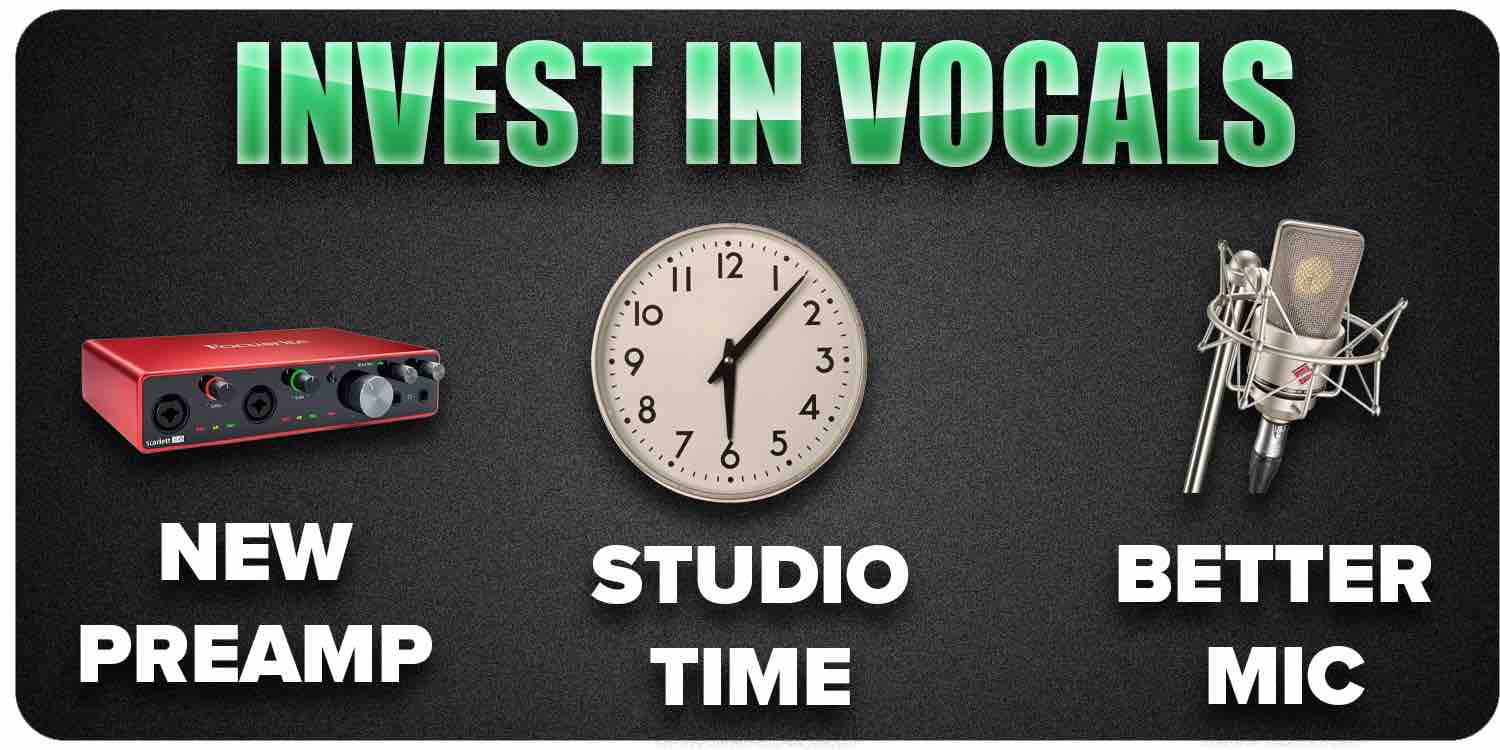 Invest in vocal tracks