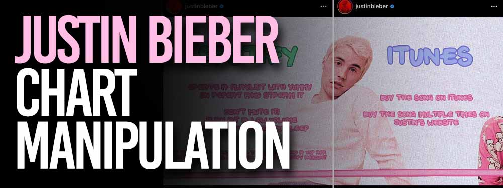 Justin Bieber Chart Manipulation