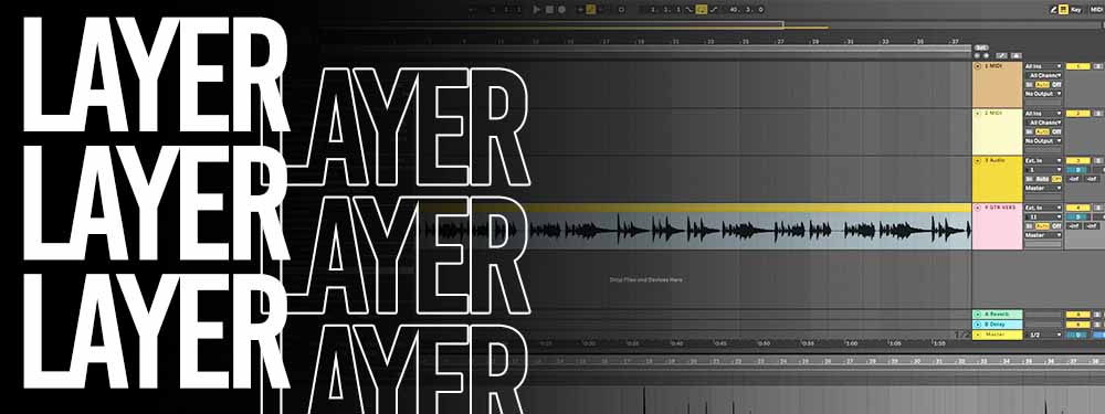 Layer your guitar samples and loops to get a thicker sound