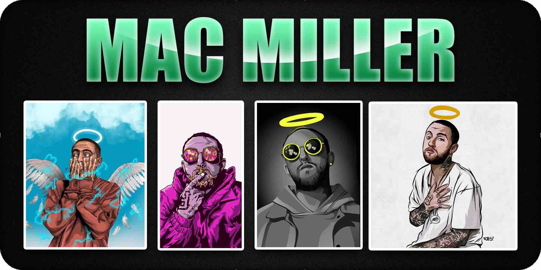 Mac Miller cartoon album cover