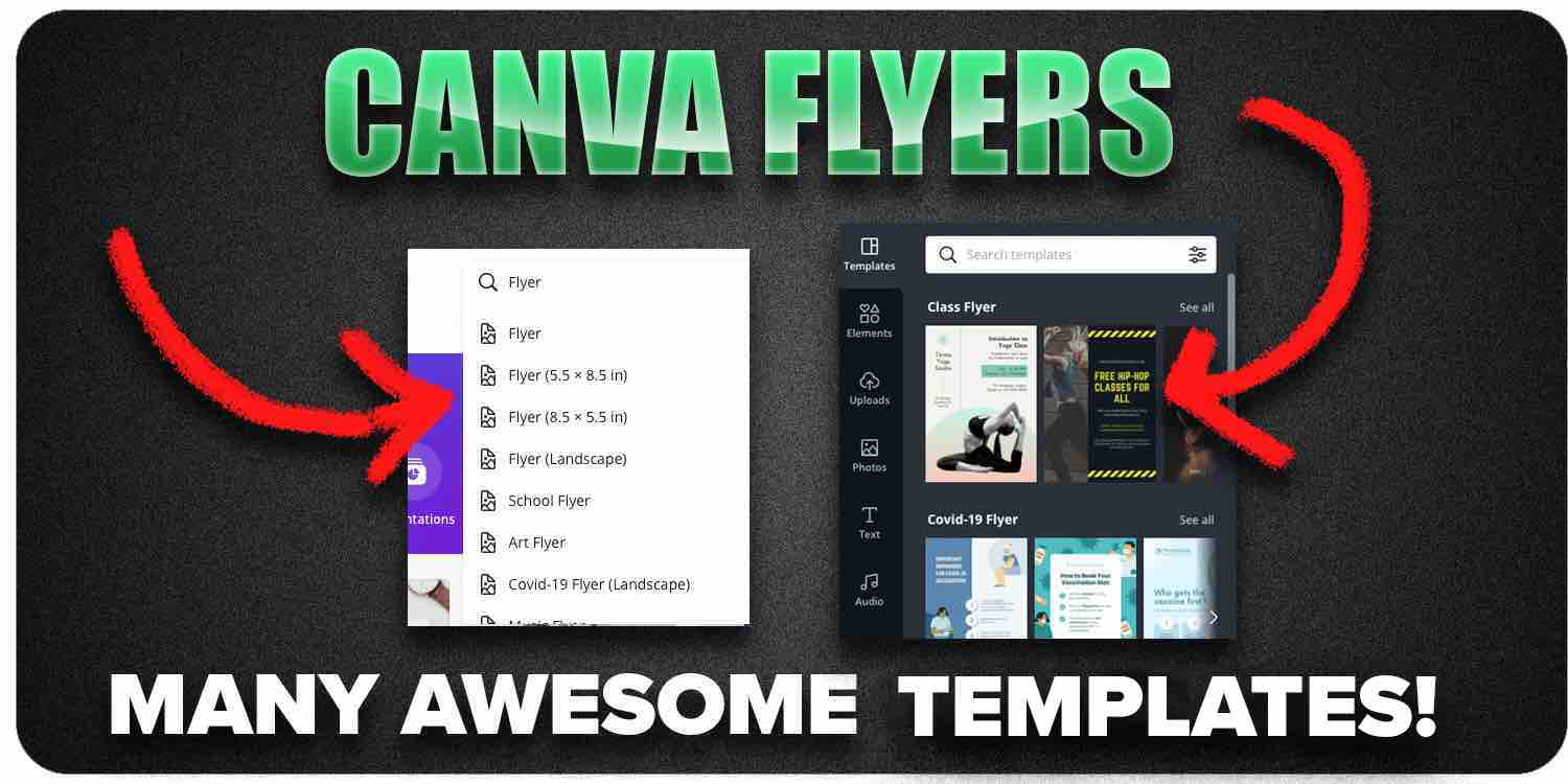 Make a concert flyer with Canva