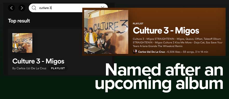 Migos Culture 3 Playlist