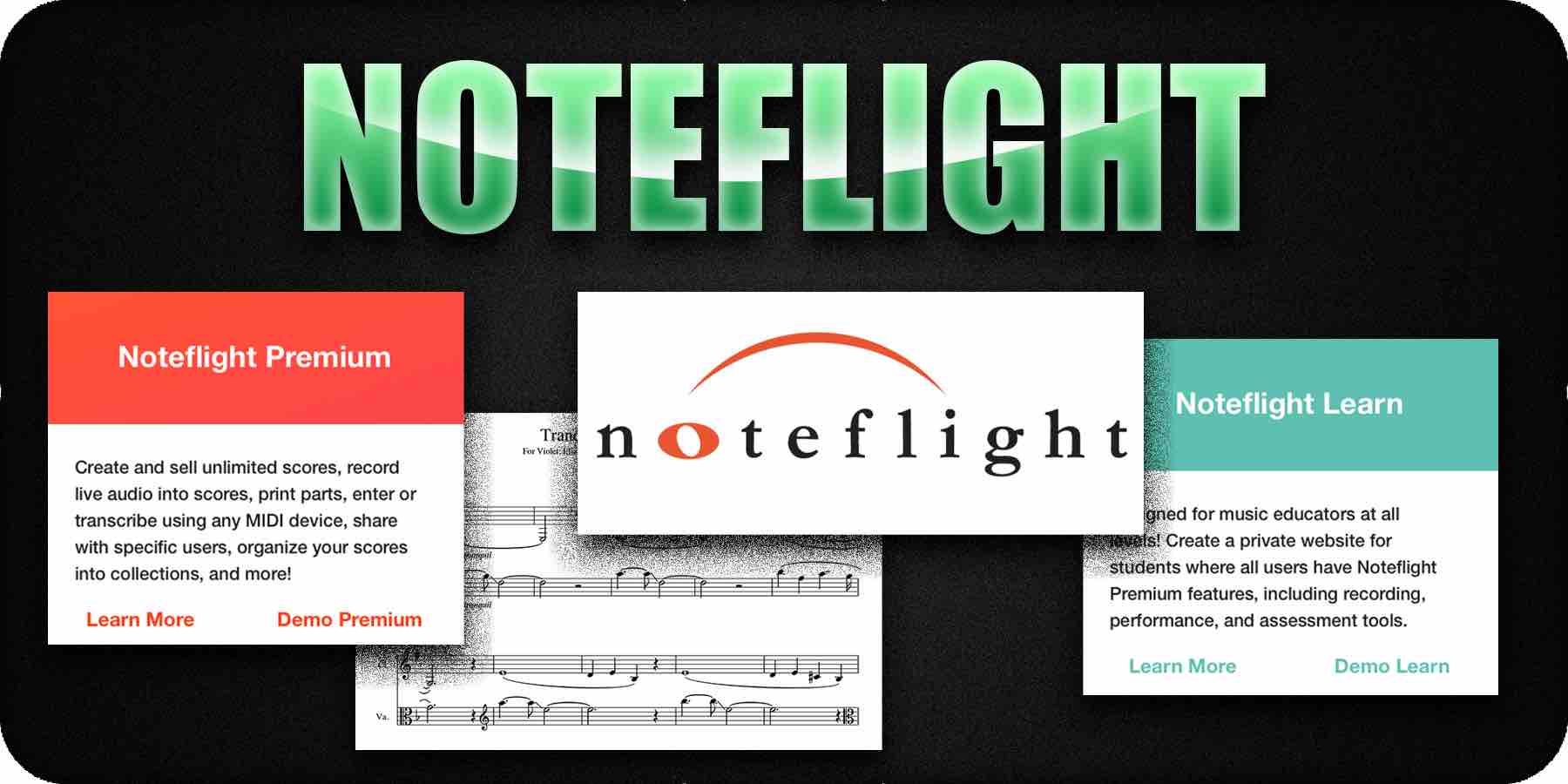 Noteflight music notation