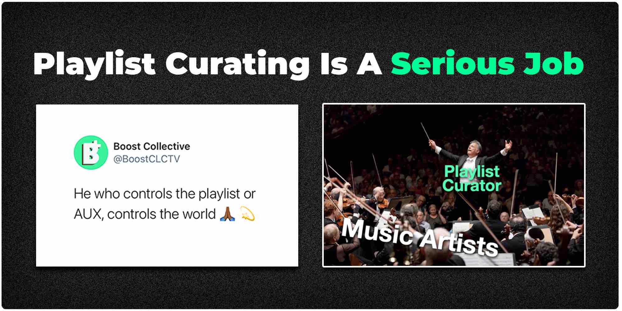 Playlist curator job