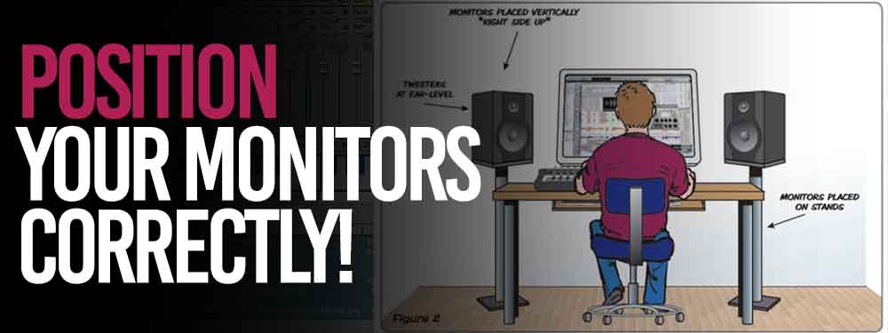 Position Your Studio Monitors correctly for your room