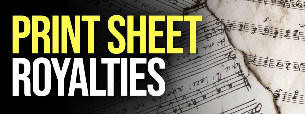 Print Sheet Royalties