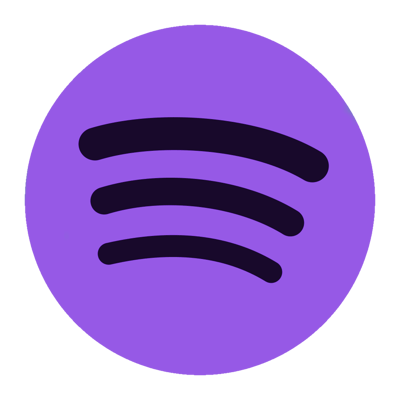Purple Spotify Logo PNG