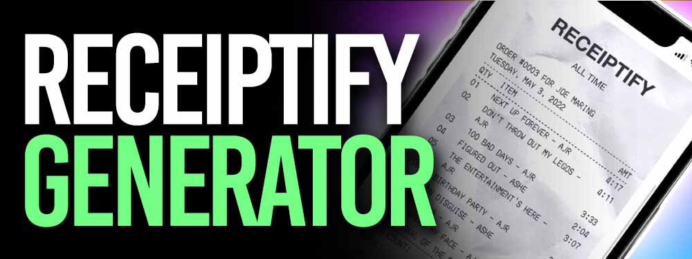 Receiptify Generator