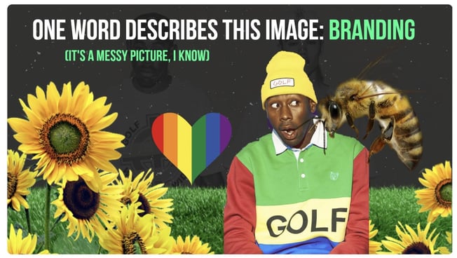 Tyler The Creator - example of great branding