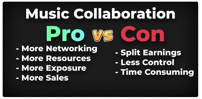 Positives and negatives of music collaboration