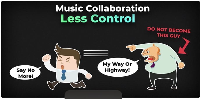 How music collaborations reduce creative control