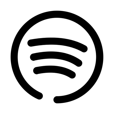 Spotify Logo PNG Black Icon