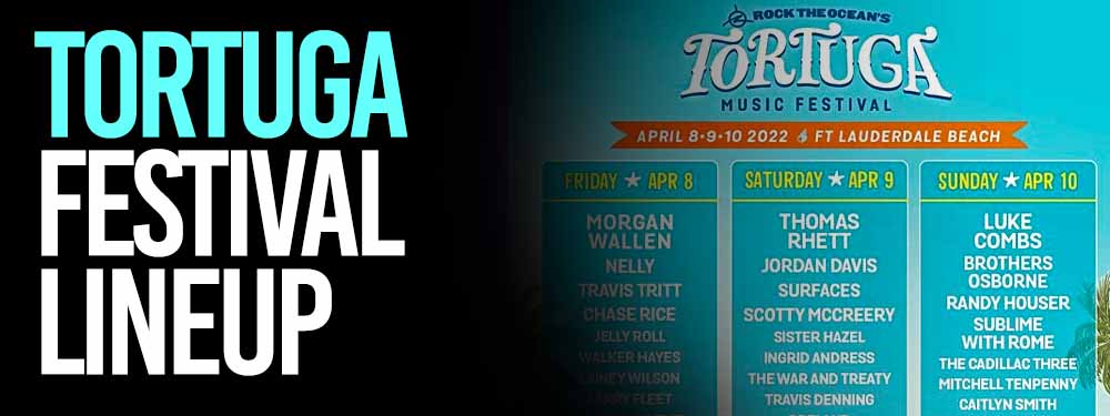 Tortuga Music Festival Lineup