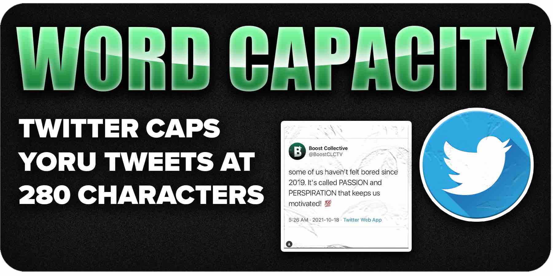 Twitter Word Capacity