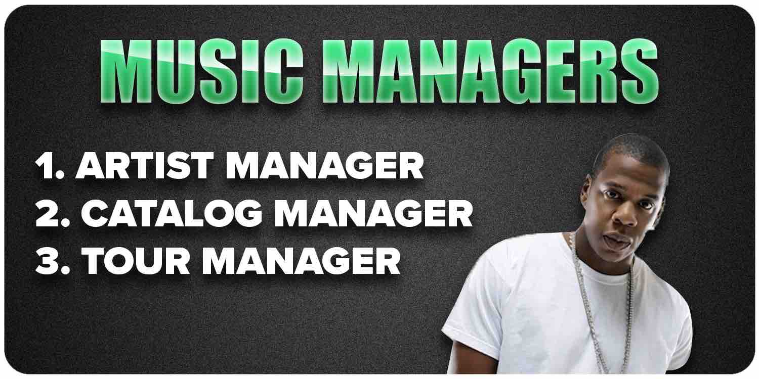 Types of music managers