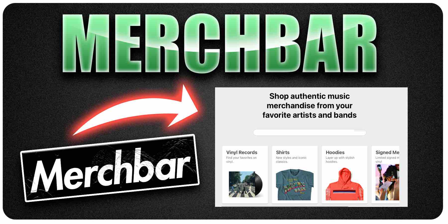 Use Merchbar to sell artist Merch