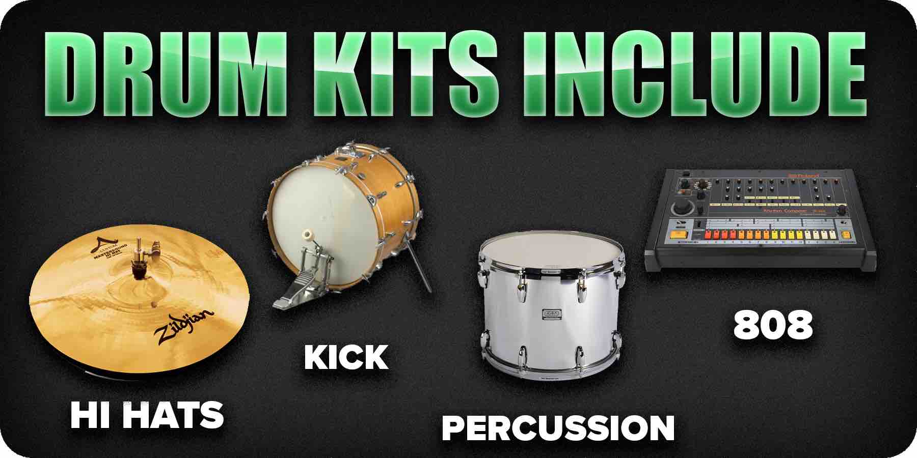 What drum kits include