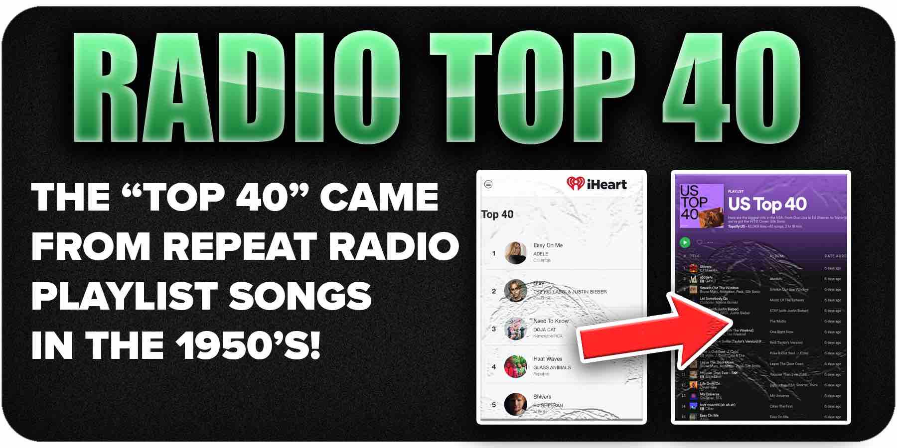 history of billboard radio top 40