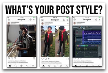 Brand influencer posting styles