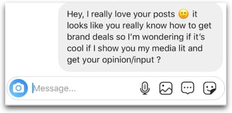Influencer reach-out