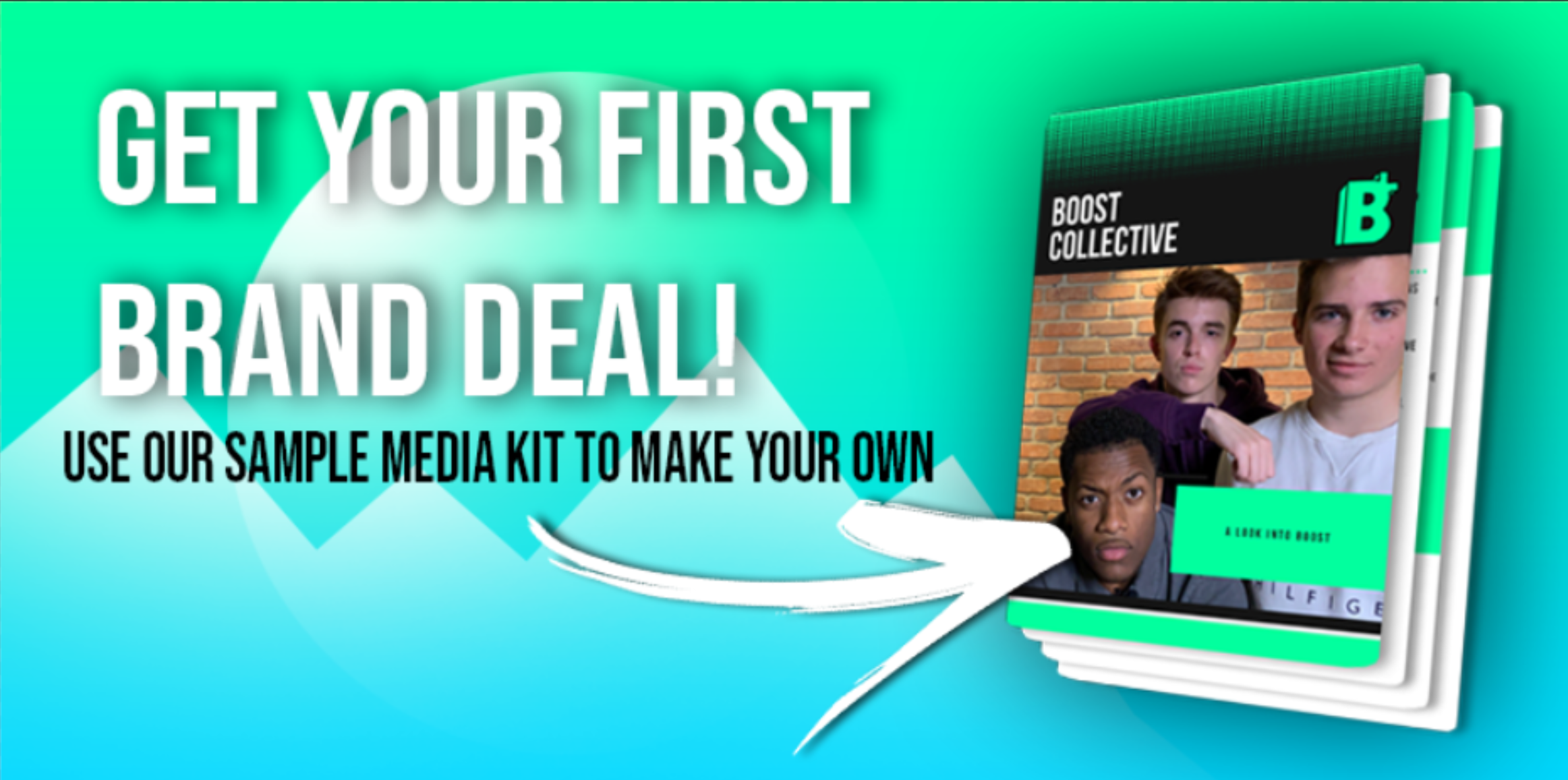 Sample Media Kit template for building your brand