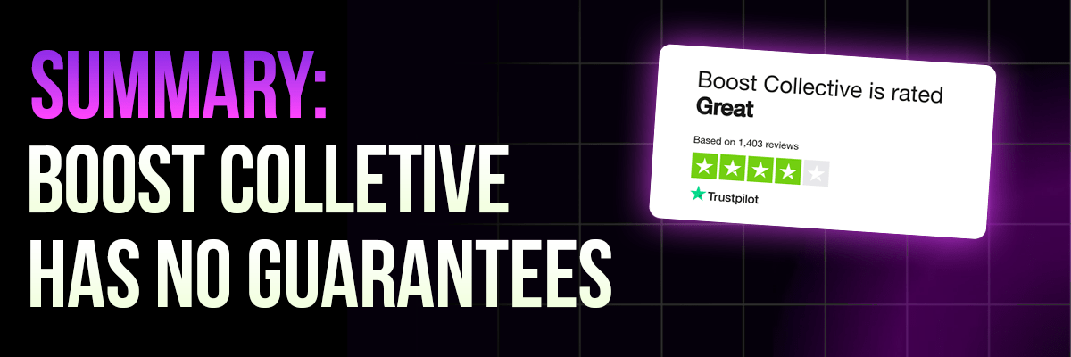 summary boost collective has no guarantees