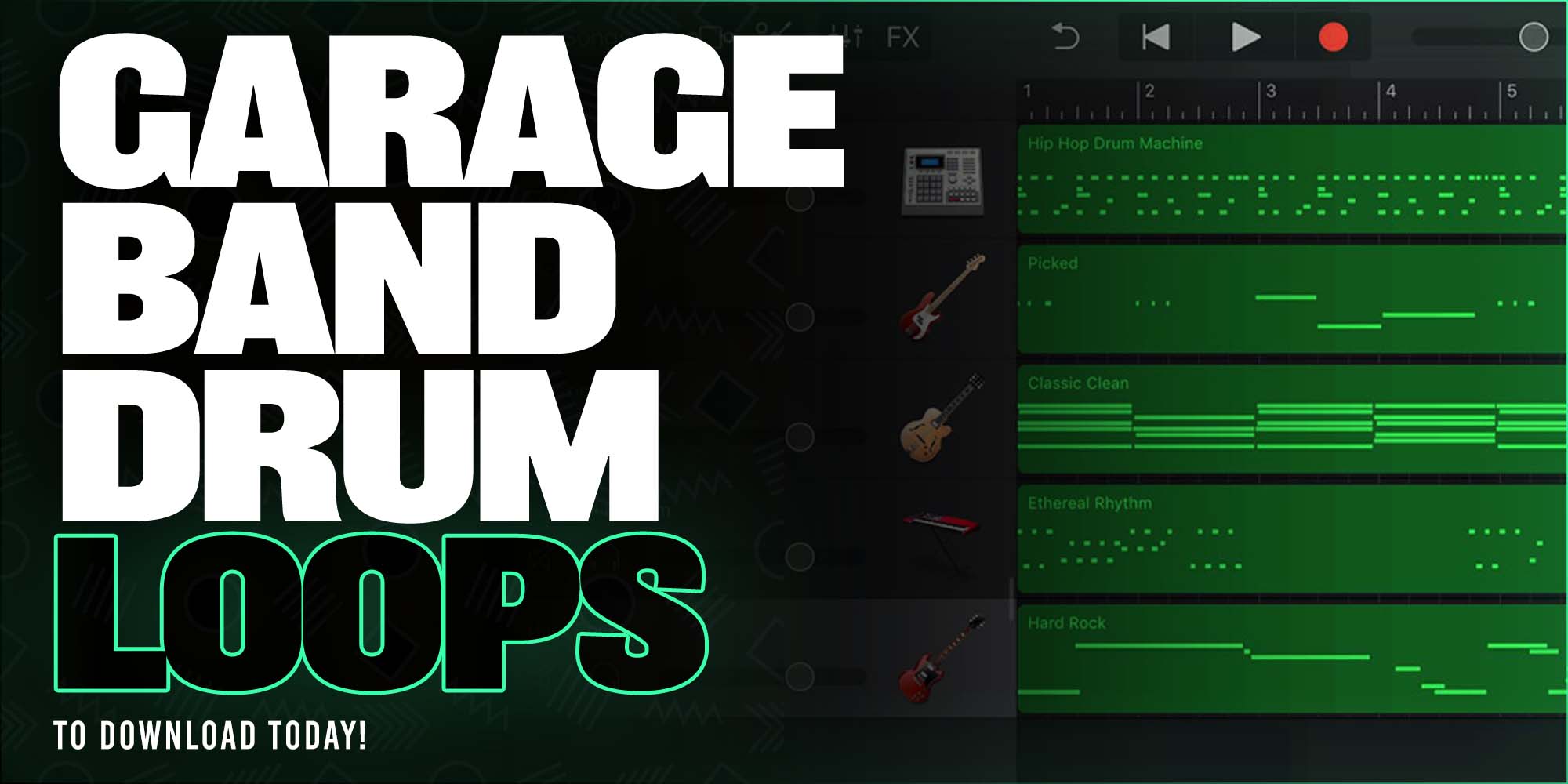 Free GarageBand Drum Loops to Download (Royalty-Free!)