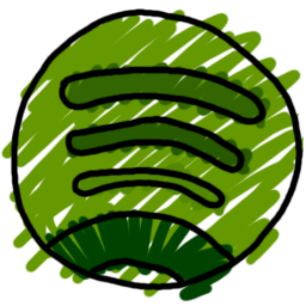 Spotify Scribble Logo PNG