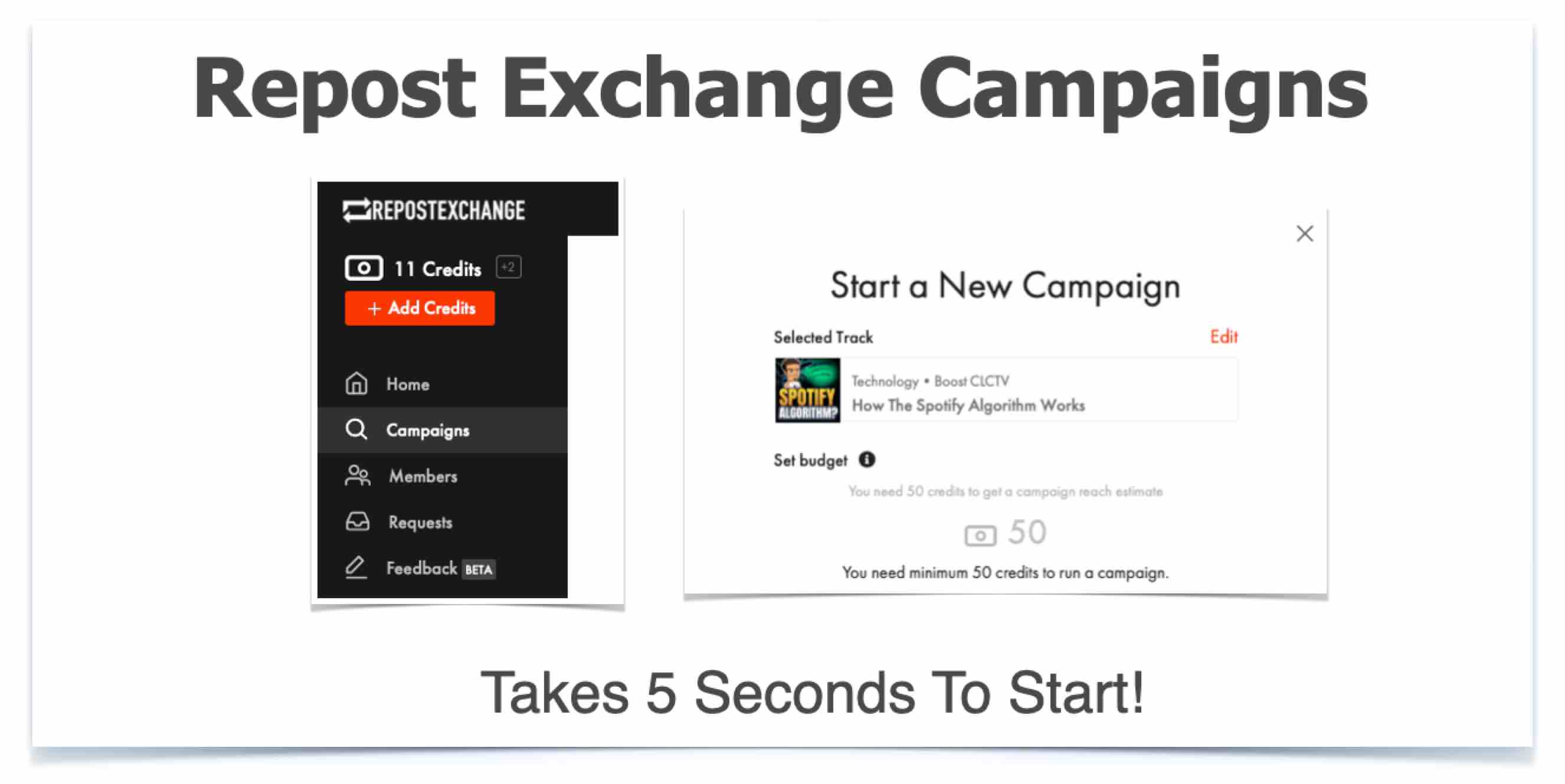 Repost Exchange Campaigns